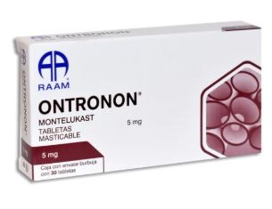 [7502227875513] MONTELUKAST 5mg ONTRONON 30tab MASTICABLES