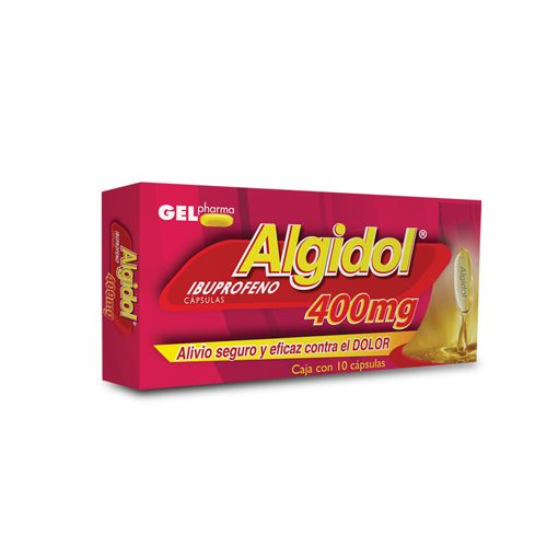 IBUPROFENO 400 mg, ALGIDOL, 10 cap