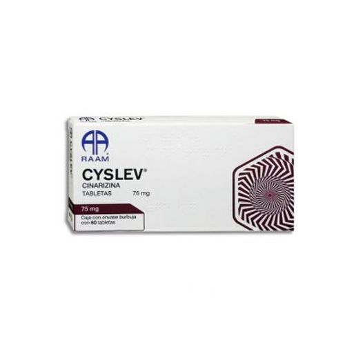 CINARIZINA 75 mg, 60 tab, CYSLEV