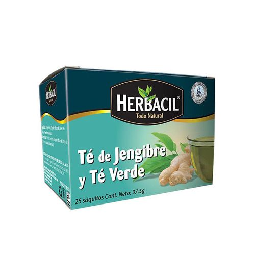 HERBACIL TE DE JENGIBRE Y TE VERDE, 25 sbrs