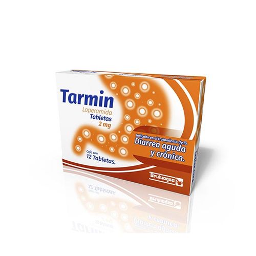 LOPERAMIDA CLORHIDRATO DE 2 mg, 12 tab, TARMIN
