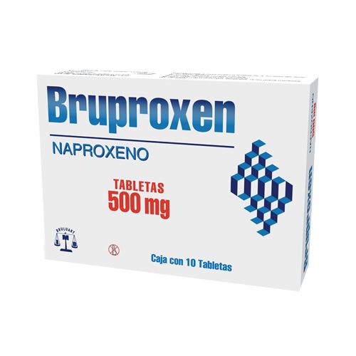 NAPROXENO 500 mg, 10 tab, BRUPROXEN