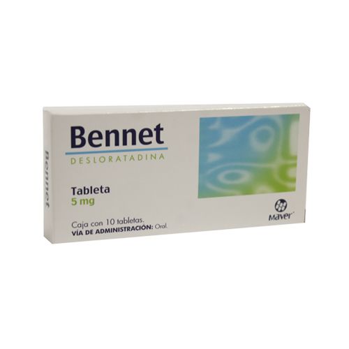 [7502009745881] DESLORATADINA 5 mg BENNET 10 tabs