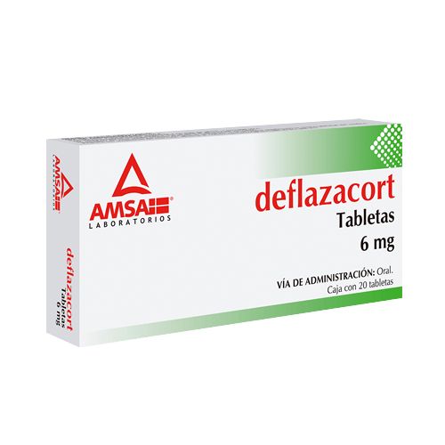 DEFLAZACORT 6 mg, 20 tab, CARIDEN
