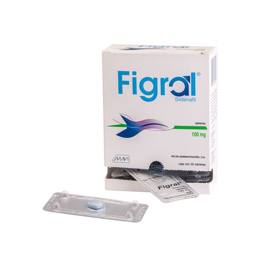 SILDENAFIL CITRATO DE 100 mg, 20 tab, FIGRAL