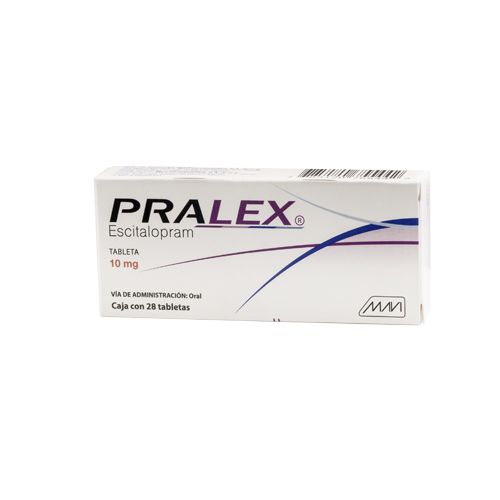 ESCITALOPRAM 10 mg, 28 tab, PRALEX