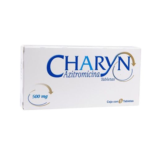 [7502240450025] AZITROMICINA 500 mg 4 tab CHARYN